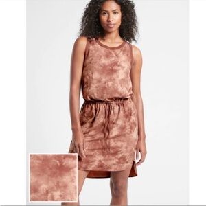 Athleta Rincon Dress Evian Heather Rose Size Medium